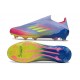 adidas F50 Elite Laceless FG Bleu Fusion Citron Lucide Rose Lucide