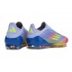 adidas F50 Elite Laceless FG Bleu Fusion Citron Lucide Rose Lucide
