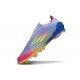 adidas F50 Elite Laceless FG Bleu Fusion Citron Lucide Rose Lucide