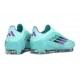 adidas F50 Elite Laceless FG Bleu Noir