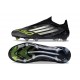 adidas F50 Elite Laceless FG Core Noir Fer Mét. Citron Lucide