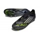 adidas F50 Elite Laceless FG Core Noir Fer Mét. Citron Lucide