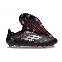 adidas F50 Elite Laceless FG Noir Rouge