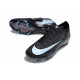 Crampons Nike Mercurial Vapor XVI Elite FG Noir Bleu Givré