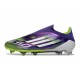 adidas F50 Elite Laceless FG Violet Rapide Blanc Ftwr Citron Lucide