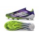 adidas F50 Elite Laceless FG Violet Rapide Blanc Ftwr Citron Lucide