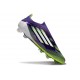 adidas F50 Elite Laceless FG Violet Rapide Blanc Ftwr Citron Lucide