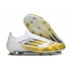 adidas F50 Elite Laceless FG Blanc Jaune