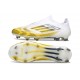 adidas F50 Elite Laceless FG Blanc Jaune
