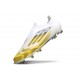 adidas F50 Elite Laceless FG Blanc Jaune