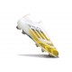 adidas F50 Elite Laceless FG Blanc Jaune