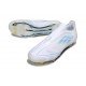 adidas F50 Elite Laceless FG Blanc Pearl Métallique Blanc