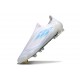 adidas F50 Elite Laceless FG Blanc Pearl Métallique Blanc