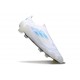 adidas F50 Elite Laceless FG Blanc Pearl Métallique Blanc
