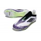 adidas F50 Elite Laceless FG X Messi Blanc Ftwr Noir Violet Uni