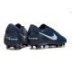 Nike Tiempo Legend X Elite FG Marine Blanc