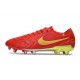 Nike Tiempo Legend X Elite FG Rouge Or