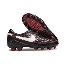 Nike Tiempo Legend X Elite FG Ronaldo Noir Rouge Blanc