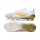Chaussures adidas F50 Elite LL FG Blanc Or Mét
