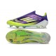 Chaussures adidas F50 Elite LL FG Violet Rapide Citron Lucide