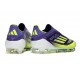 Chaussures adidas F50 Elite LL FG Violet Rapide Citron Lucide
