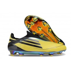Chaussures adidas F50 Elite LL FG Jaune Noir