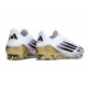 Chaussures adidas F50 Elite LL FG Blanc Noir Or Mét
