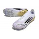 Chaussures adidas F50 Elite LL FG Blanc Noir Or Mét