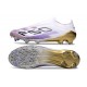 Chaussures adidas F50 Elite LL FG Blanc Violet Noir