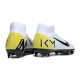 Nike Zoom Mercurial Superfly 10 Elite FG Blanc Noir Jaune