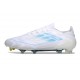 Chaussures adidas F50 Elite FG Blanc Bleu
