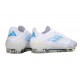 Chaussures adidas F50 Elite FG Blanc Bleu