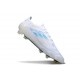 Chaussures adidas F50 Elite FG Blanc Bleu