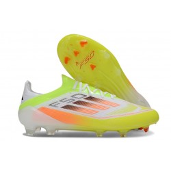 Chaussures adidas F50 Elite FG Jaune Blanc Orange