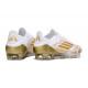 Chaussures adidas F50 Elite FG Blanc Or Mét