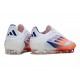 Chaussures adidas F50 Elite FG Advancement - Blanc Rouge Bleu