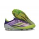 Chaussures adidas F50 Elite FG Violet Rapide Citron Lucide