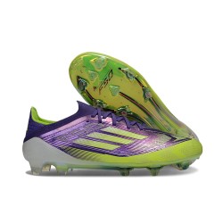 Chaussures adidas F50 Elite FG Violet Rapide Citron Lucide