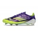 Chaussures adidas F50 Elite FG Violet Rapide Citron Lucide
