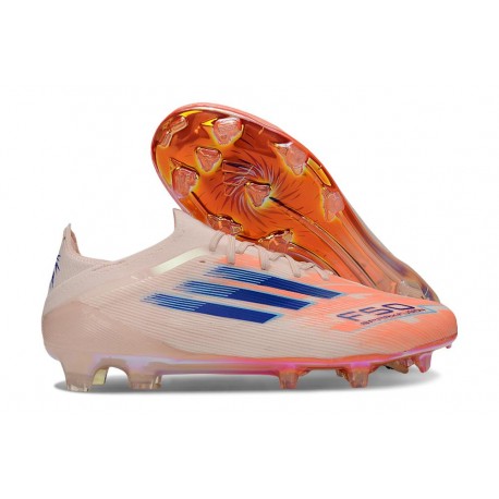 Chaussures adidas F50 Elite FG Orange Bleu