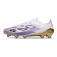 Chaussures adidas F50 Elite FG Blanc Violet Noir