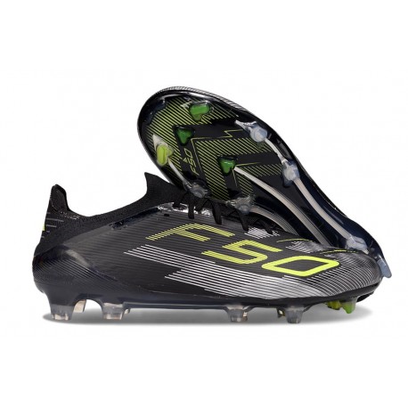 Chaussures adidas F50 Elite FG Noir Jaune