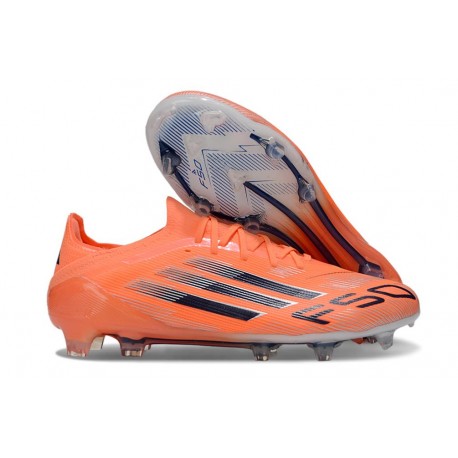 Chaussures adidas F50 Elite FG Orange Noir