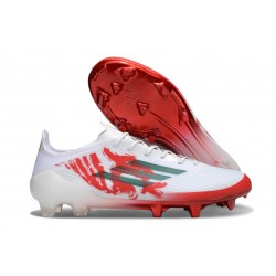Chaussures adidas F50 Elite FG Blanc Rouge Vert