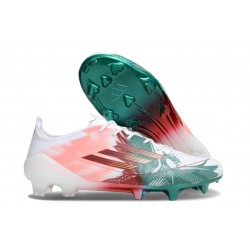 Chaussures adidas F50 Elite FG Blanc Vert Rouge