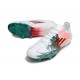 Chaussures adidas F50 Elite FG Blanc Vert Rouge