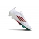Chaussures adidas F50 Elite FG Blanc Vert Rouge
