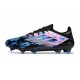 Chaussures adidas F50 Elite FG Noir Rose Bleu