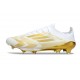 Crampons de Football adidas F50+ FG Blanc Or Mét