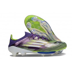 Crampons de Football adidas F50+ FG Violet Rapide Citron Lucide